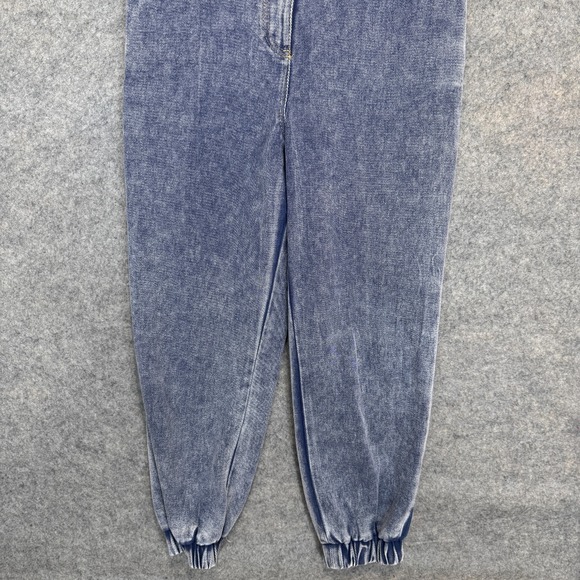 Anthropologie Elliatt Arrangement Denim Jumpsuit Women Small Sleeveless Acid Was - Picture 3 of 12